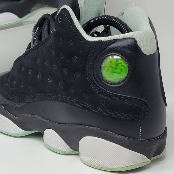 Nike Air Jordan 13 Retro Black Mint Foam GS439358-015 Youth Size 6Y Pre-owned - Picture 8 of 11